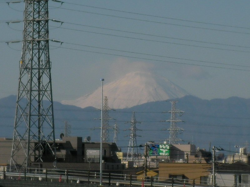 ２０１０年元旦の富士山