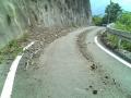 厳道峠 林道の路面